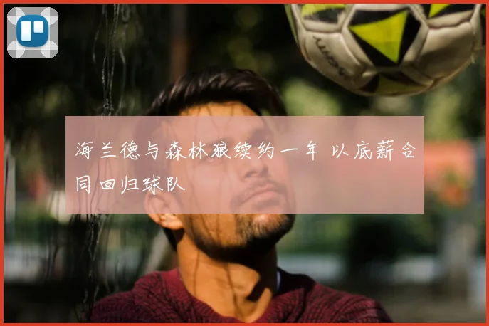 海兰德与森林狼续约一年 以底薪合同回归球队
